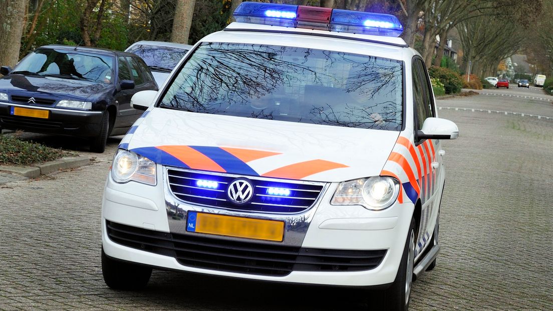 Man vlucht voor de politie