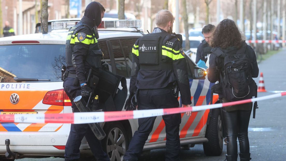 In de Hertzogstraat in Den Haag is een schietpartij geweest