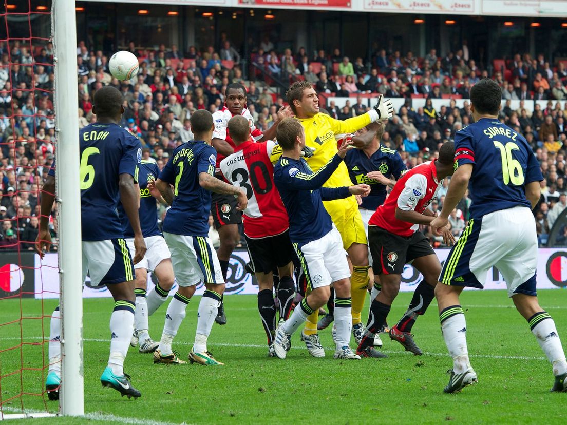 André Bahia maakte in het seizoen 2010/2011 een doelpunt in De Klassieker tussen Feyenoord en Ajax