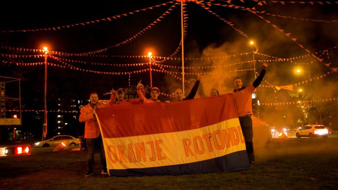 De initiatiefnemers van de Oranjerotonde.
