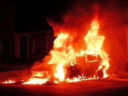 Auto in brand in Coevorden