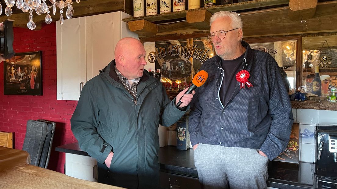 Cees en Ronald in de 'schuur'