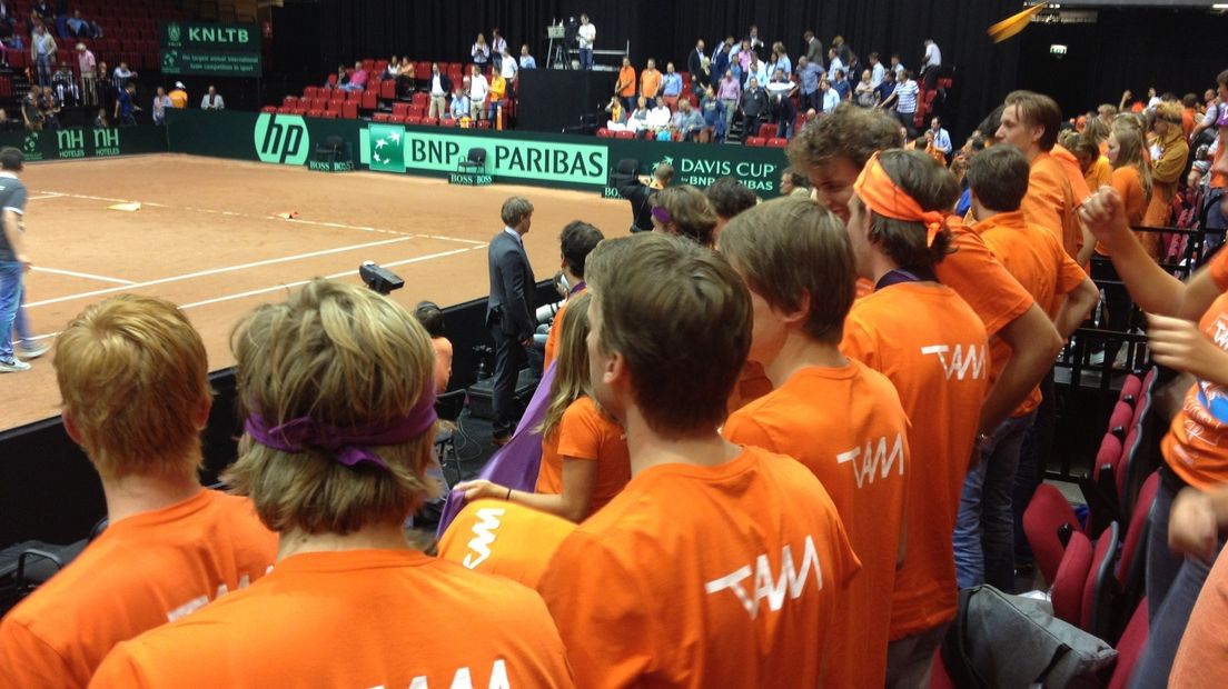 Nederland om de Davis Cup in MartiniPlaza