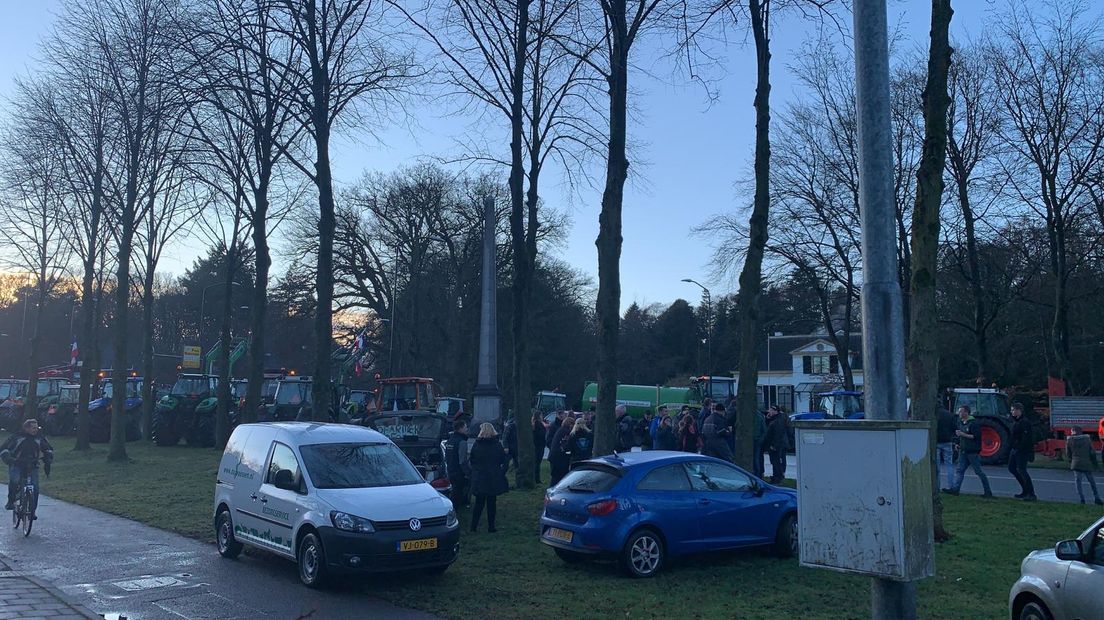 Protesten in Apeldoorn.
