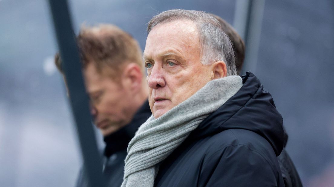 Dick Advocaat debuteerde tegen Almere City als ADO Den Haag-trainer