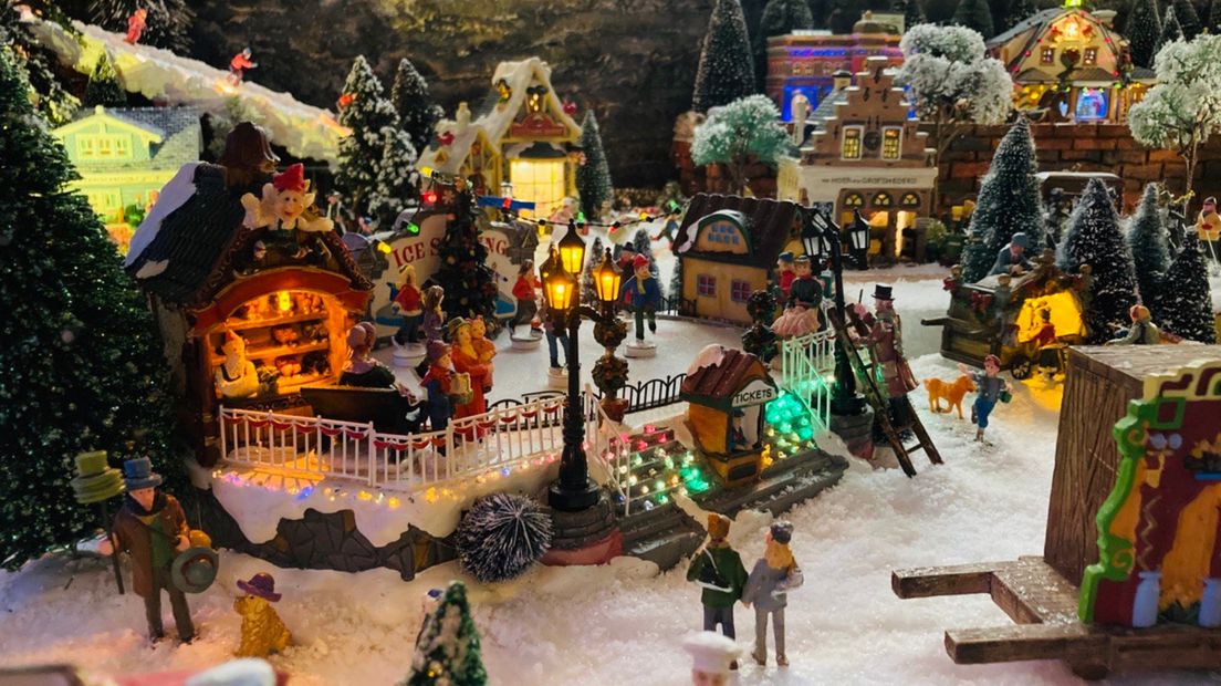 Scene uit het kerstdorp