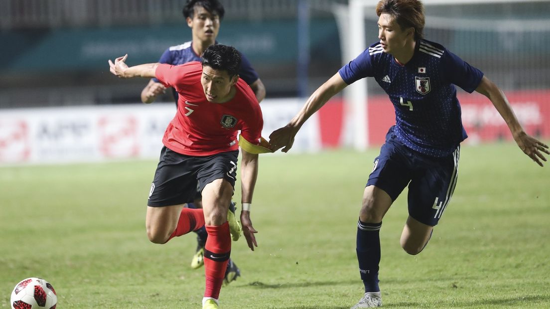 Ko Itakura (rechts) op de Asian Games van vorig jaar