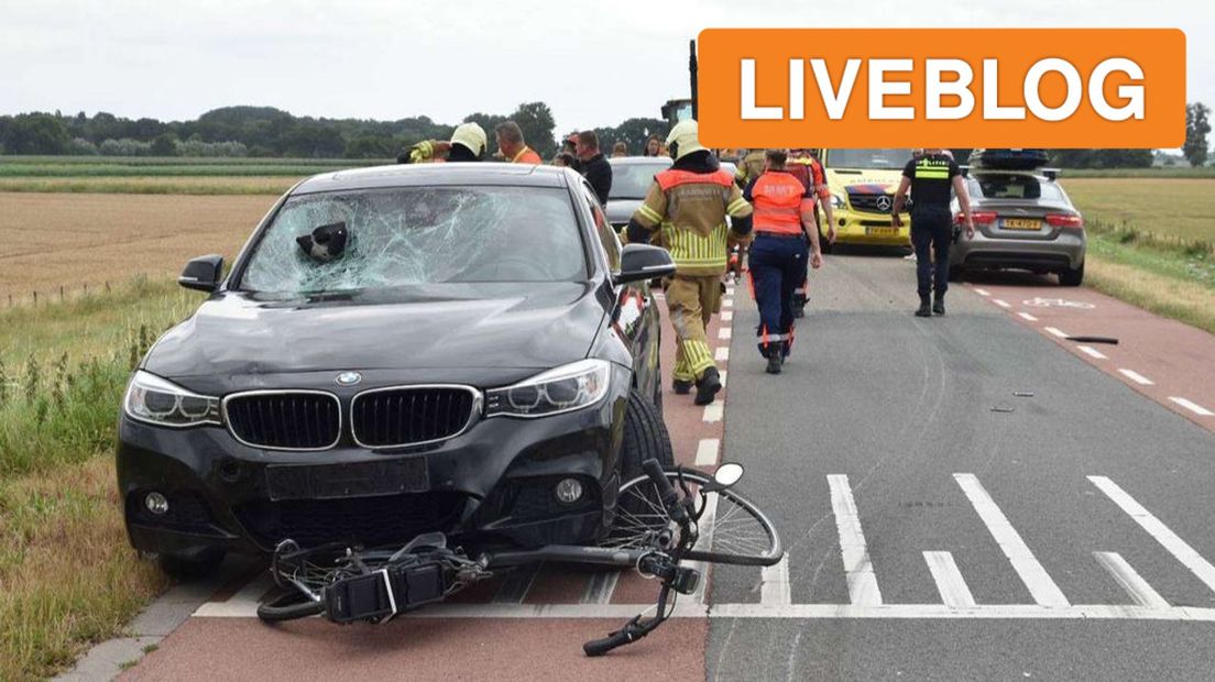 Bij een ongeluk in Nederhemert raakten twee fietsers gewond.