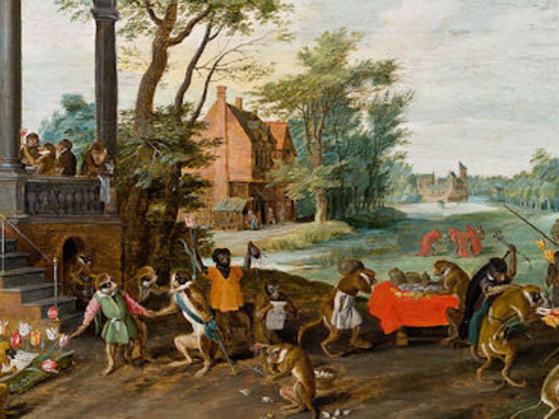 Jan Brueghel de Jonge: Allegorie van de tulpenmanie, ca. 1640