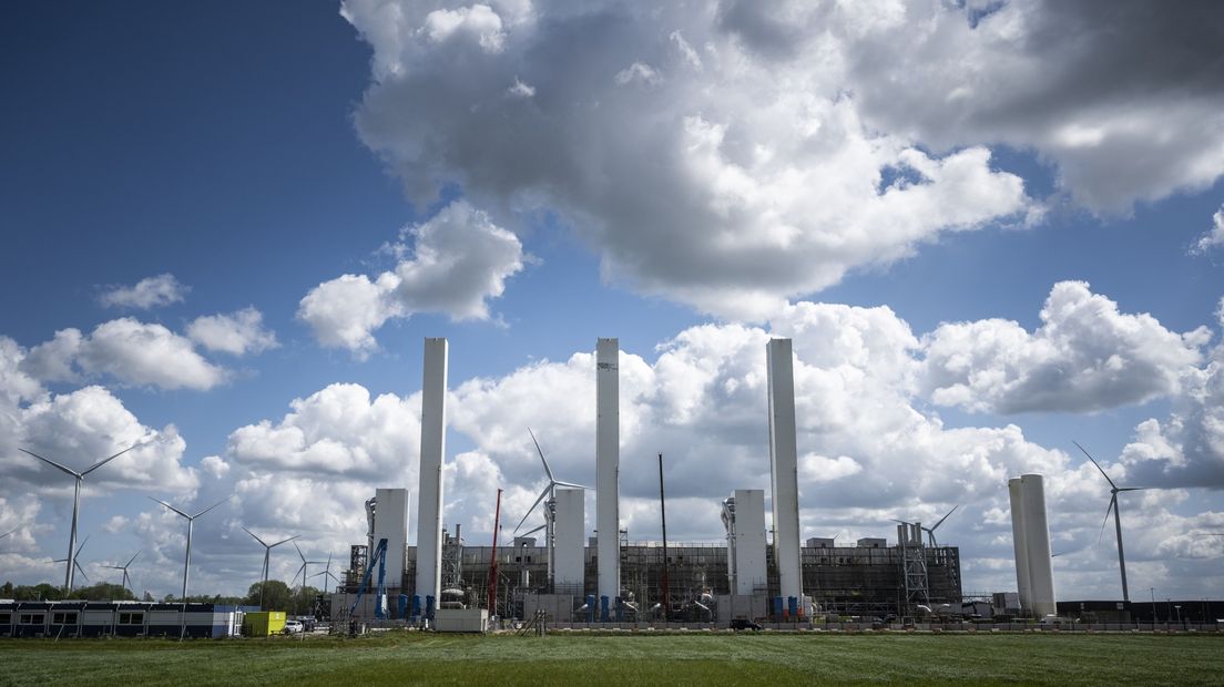 De stikstofmenginstallatie nabij Zuidbroek