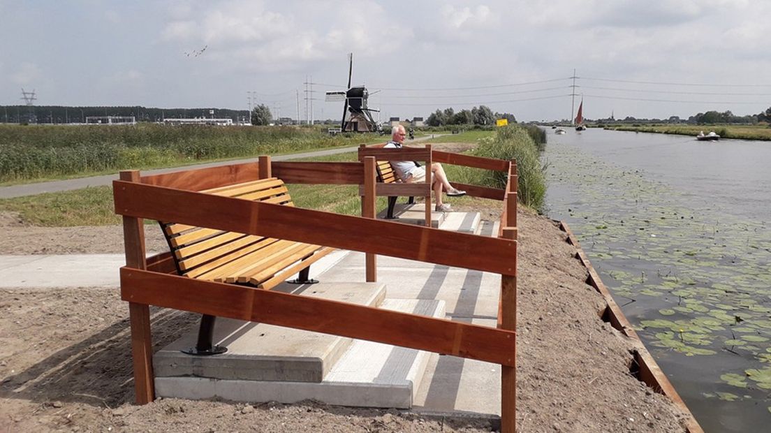 De betreffende uitkijkpost in Leiderdorp