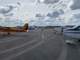 Jubileumfeestje Twente Airport: 54 toestellen landen op vliegveld