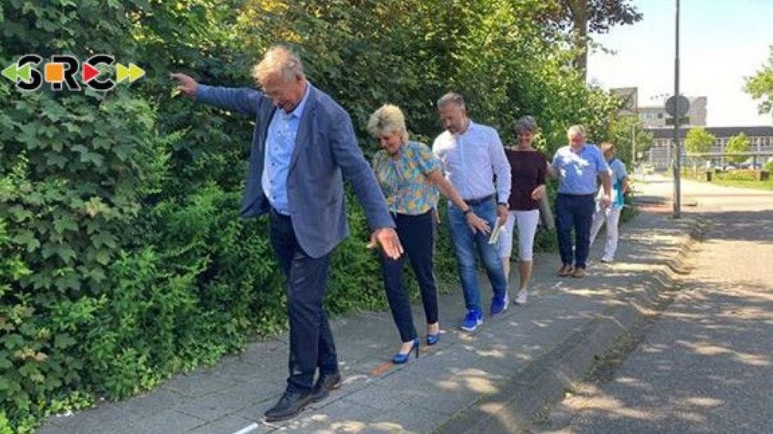 Het beweegrondje in Tiel.