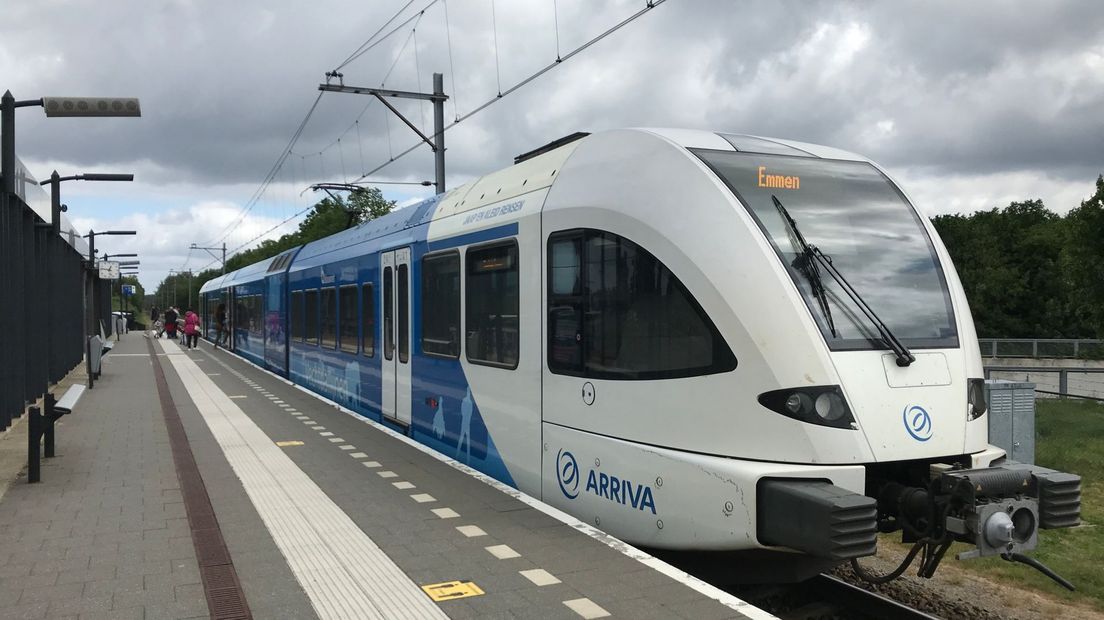 Arriva treinstel Jaap en Aleid Rensen station Emmen Zuid 1
