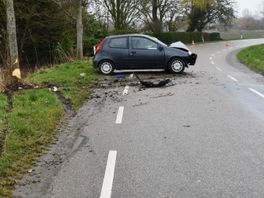 Gewonde bij eenzijdig ongeval Baarland