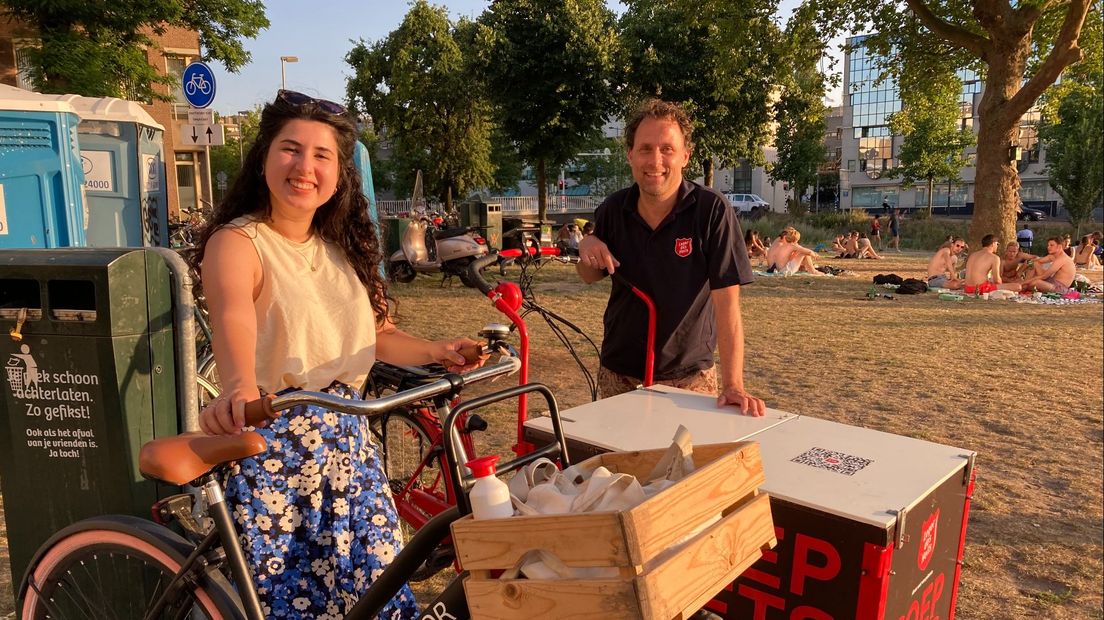 Merve en Jeroen bij Paardenveld.