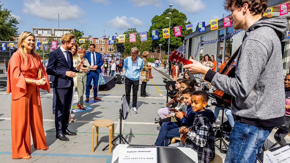 Koningin Máxima en minister Wiersma bezoeken Den Haag