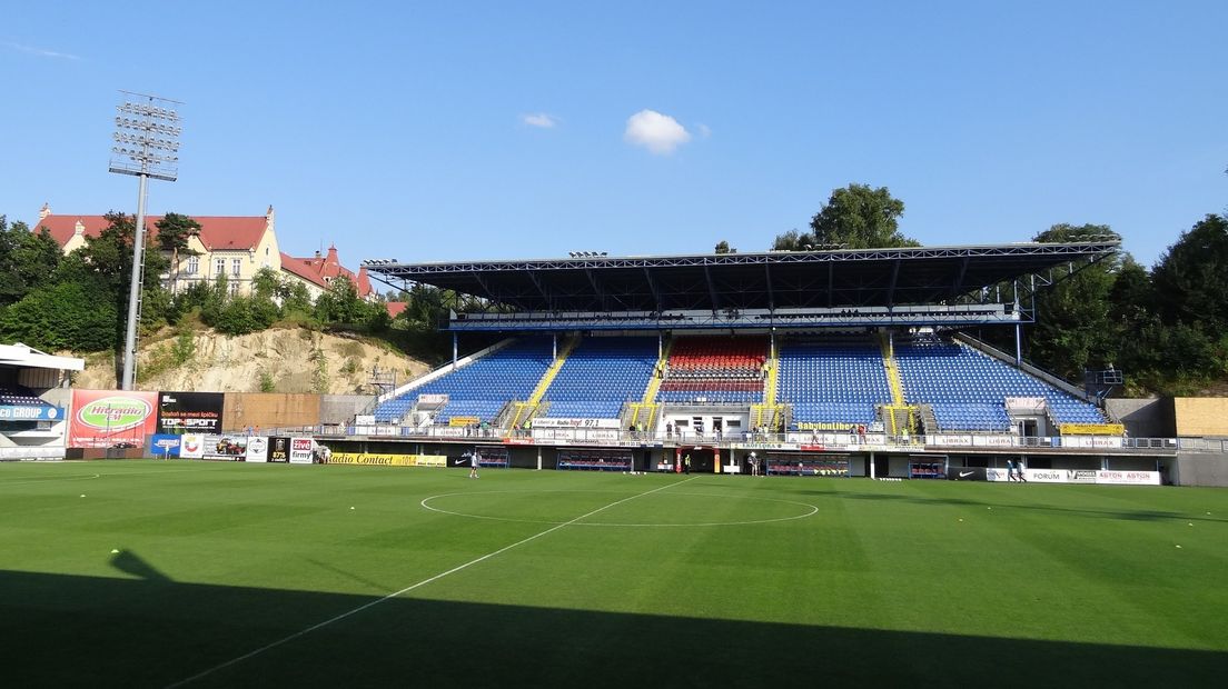 Het stadion van Slovan Liberec