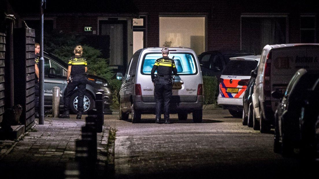 Aan het einde van de Langelaan liet de man het gestolen busje achter