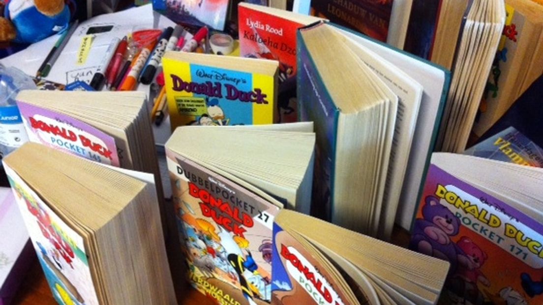 De man stal boeken en spelletjes