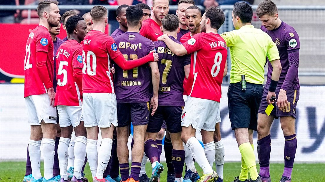 Beeld uit FC Utrecht-FC Groningen van afgelopen maart