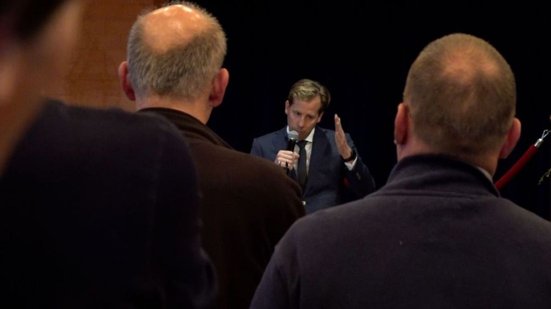 Staatssecretaris Christophe van der Maat aan het woord