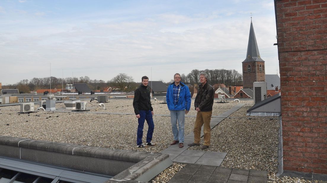 Dak van het Bornse gemeentehuis