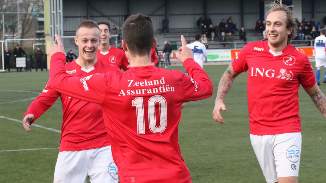VV Goes viert een treffer