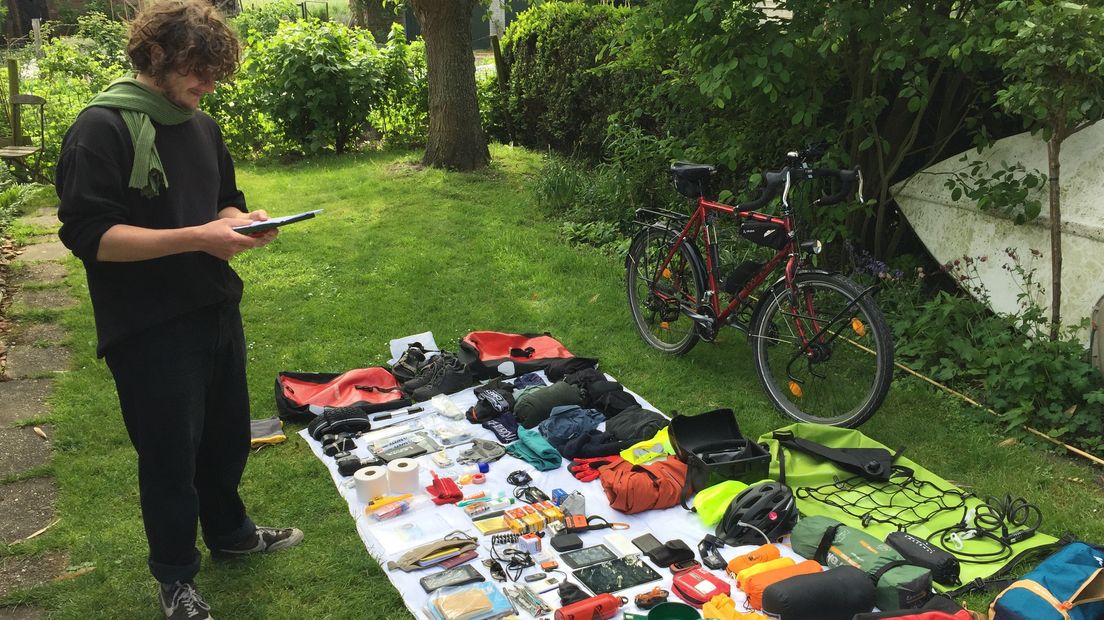 Sjarel de Kraker fietst 15.000 kilometer naar China